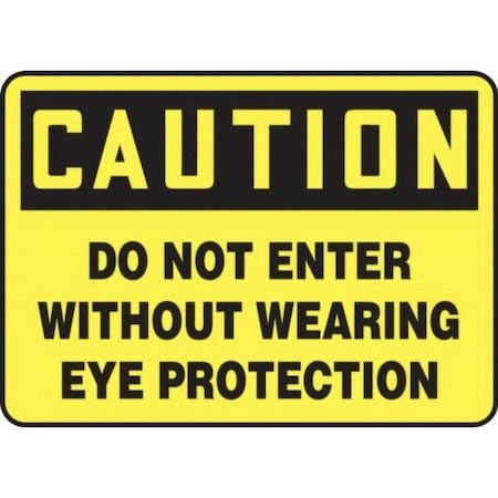 Accuform OSHA CAUTION SAFETY SIGN HARD HAT MPPA613XL MPPA613XL